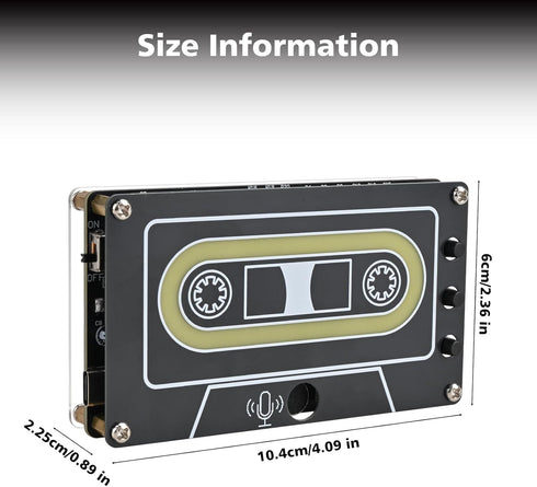 10 Minutes Sound Recorder Soldering Project, ICSTATION DIY Audio Voice Recorder Learning Kit With LED Flashing Lights