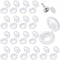 Hotop 100 Pieces Hinged Screw Cover Caps Plastic Shutter Fold Screw Snap