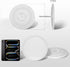 Dimmable 24W 2400LM, 12Inch, 2000K 3000K-6500K, 1 Pack LED Flush Mount Ceiling Light Fixture with Remote Control, Warm