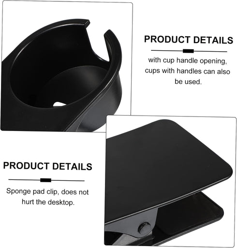 LIFKOME Desk Clip Cup Holder by - Easy Installation for Office Use