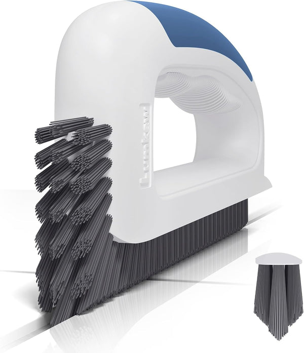 Lumkew Grout Cleaner Brush for Floors Tile Corner, V Shape Stiff Scrubber