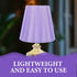 5.51X3.54X5.11In DOITOOL Multi-Purpose Lampshade Accessory Stylish Fabric Light Cover for Table Floor Lamps Soft Eye