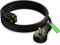 Maximm Flat Plug Extension Cord, 4 ft Low Profile 14AWG with Slim Space-Saving Plug Design, Black