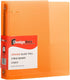 JAM PAPER Plastic 2 inch Binders, Assorted 3 Ring Binders, 4/Pack