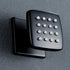Nozzles.72888-9 RANDOM Shower Body Spray Jets, Matte Black Brass Square Shower Body Sprayer Spa Massage Showerhead Side