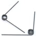 Torsion Spring Assortment for Tools Maintenance DIY, 90 Degree Spring Steel Construction, 1.2mm Wire Diameter (5pcs)