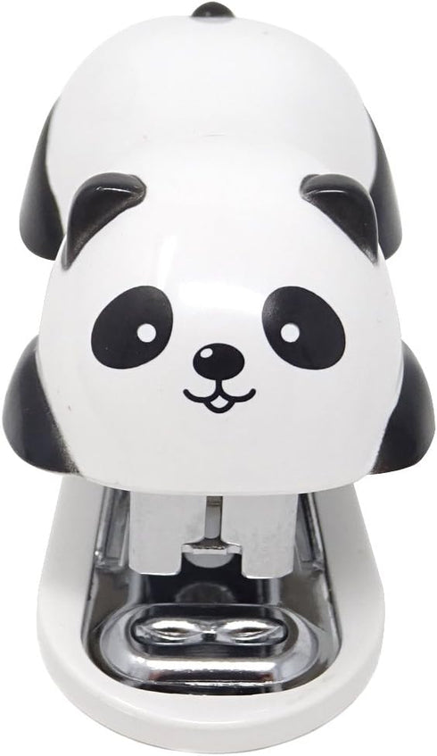 Honbay Portable Mini Cute Panda Desktop Stapler Set with 1000PCS No.10 Staples for Office, School, Home, or Travel Use