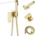 Homevacious Bidet Sprayer for Toilet Adjustable Water Pressure Square Brass Bidet Attachment