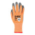 MAGID D-ROC 18-Gauge Cut-Resistant Gloves, Hi-Vis Orange, Size 9/L, 1 Pair, ANSI Level A3, DXG22