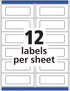 Avery Send & Reply Piggyback Mailing Labels, 1 x 3, Pack of 240 (5735)