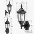 Bulbs, 1 Pack, EMART Dusk to Dawn Plastic Outdoor Wall Light Fixtures with Waterproof and Anti-Corrosion Porch Sconces