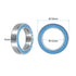uxcell 5pcs Miniature Deep Groove Ball Bearings 12x18x4mm Double Sealed Bearings for Electric Motor, Home Appliances, Garden Machinery, P6 (ABEC 3)