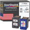 DoorStepInk Remanufactured 21 Ink Cartridge Combo Pack (1 Black, 1 Color) for HP OfficeJet 4315 J3680