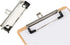 Juvale 20-Pack Mountable Clipboard Clips, 4 Inch Metal Clamp with Rubber Grip and Hanging Hole for Office, School,