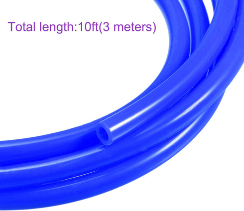DMiotech 1/4"(6mm) ID 3/8"(10mm) OD 10 Feet Blue Silicone Tube for Water Air Pump