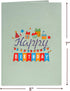 Paper Love Happy Birthday Card, 3D Ice Cream Truck Pop Up Birthday Card for Boys and Kids - 5"x7" Cover
