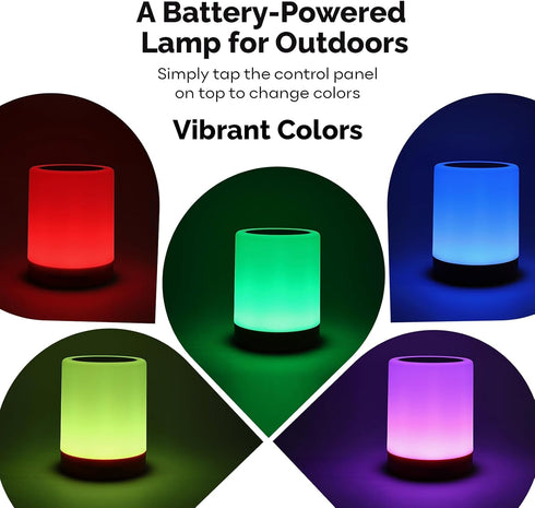 LED Night Light Touch Lamp, Rechargeable Glow Cordless Lamp for Adults and Baby Night Lights for Nursery