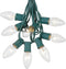 Novelty Lights C9 Clear Christmas String Light Set - 25 Foot, Indoor/Outdoor,