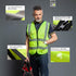 Tydon Guardian Reflective Safety Vest for Women Men High Visibility Security With Pocket Zipper Front Meet ANSI/ISEA
