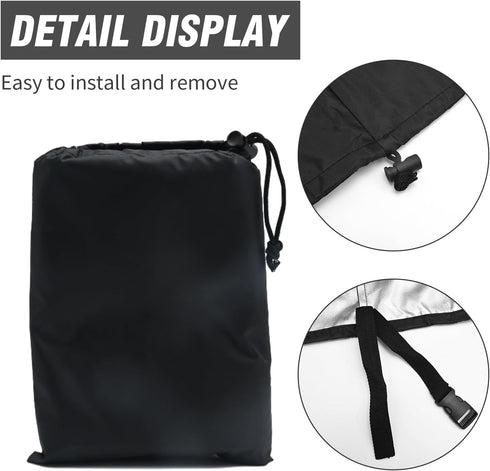 Popcorn Machine Cover, Replacement for GREAT NORTHERN, 420D Oxford Waterproof & Dustproof Cover with Drawstring