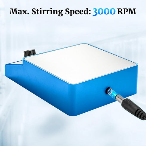 Magnetic Stirrer with 4 PCS Stir Bars, Stir Plate 3000RPM Magnetic Mixer for 3000mL Lab Stirrers