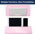 TSJ OFFICE Desktop Whiteboard Dry-Erase Board, Computer Keyboard Stand with Drawer, Desk Organizers for Office