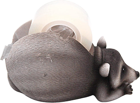 Raccoon Tape Dispenser, Fun Animal Office Supplies, Unique Desktop Accessory, Funny Gifts, 5 Inches by Wowser