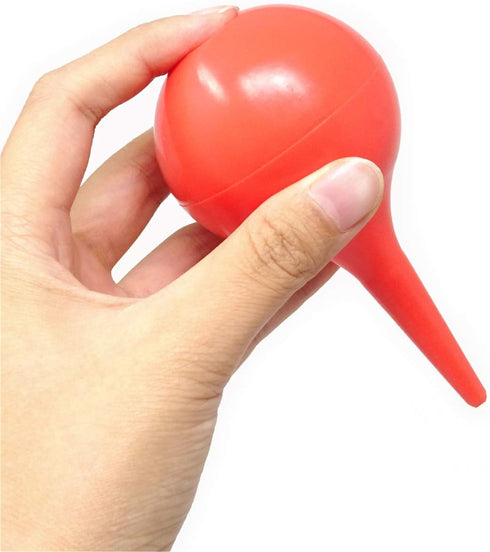 Honbay 2PCS 90ml Laboratory Tool Red Rubber Bulb Syringe