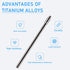 Fine Replacement Pencil Nibs Compatible with STAEDTLER Noris Digital Jumbo/Classic EMR Digital Pen Stylus, Titanium