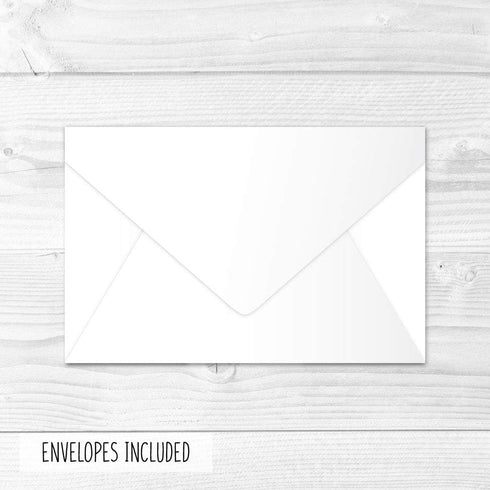 Hadley Designs 24 Rustic Wedding Thank You Cards with Envelopes, Wedding Thank You from The New Mr. and Mrs.