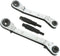 gohantee HVAC Service Wrench Tools, Air Conditioner Valve Ratchet Wrench with Bit Adapter Kit