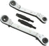 gohantee HVAC Service Wrench Tools, Air Conditioner Valve Ratchet Wrench with Bit Adapter Kit