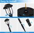 Outdoor,12 Pack ILANCK Solar Pathway Lights Solar Lights Outdoor Waterproof, Warm White Auto On/Off LED Solar Powered