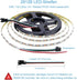 5mm WS2812B 6.6ft 120 0.19in Programmable 5V ALITOVE Individually Addressable RGB LED Strip Light LEDs Super Narrow