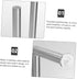 TEHAUX Vertical Paper Towel Rack Storage Roll Paper Holder for Bathroom and Kitchen Non- Base Modern Design for Easy