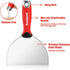 Goldblatt 6" Putty Knife, Stainless Steel Scraping Paint, Putty Knife Scraper with Hammer End, Soft Grip, Perfect for Drywall Repairing and Finishing by Goldblatt