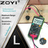 ZT-102L Inductance Meter Multimeter Tester T-RMS 6000 Counts, 60H LCR Meter, AC DC Current Voltage Up to 600A