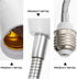 E27 Flexible Light Bulb Lamp Socket Adapter, Adjustable Edison Bulb Socket Extension for Home Light Fixtures