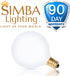 G16.5 Bulb 40W E12 (10 Pack) 120V, 2700K Dimmable Simba Lighting Small Globe Round Candelabra Base for Chandelier