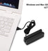 MSR90 USB Swipe Magnetic Credit Card Reader - Mini Smart Card Reader for MSR605, MSR606, Deftun