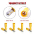 Hilitchi 50Pairs Insulated Male Female Bullet Quick Splice Wire Terminals, Wire Crimp Connectors, Yellow, 12-10 Gauge