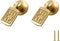 PIYYQNY Dresser Knobs Drawer Pulls 2 Pack Brass Pendant Handle Gold Drawer Handle