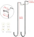 Over The Door Hook, 11.8 inch Heavy Duty Door Hanger for Home, Kitchen, Office