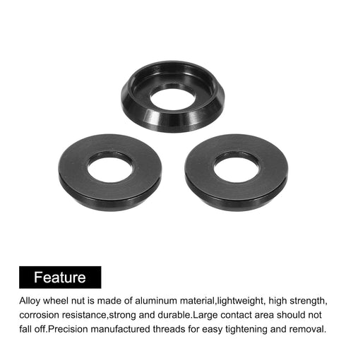MECCANIXITY M5 Cone Cup Countersunk Washers, Pack of 60 Aluminum Gaskets for RC/FPV/PC/Drone Accessories