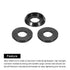 MECCANIXITY M5 Cone Cup Countersunk Washers, Pack of 60 Aluminum Gaskets for RC/FPV/PC/Drone Accessories