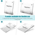 Clear Acrylic White Board 8x6 Inches, Frameless Desktop Dry Erase Board with Flexible Magnetic Stand and Markers, Mini Whiteboard Desk Accessories for Women, Home, Office, School by NiOffice