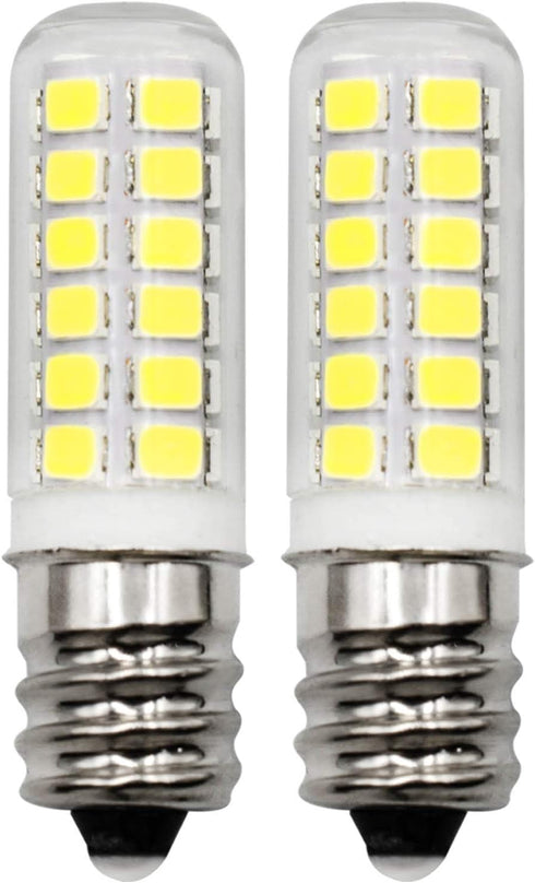 E12 LED Dryer Bulbs, Fridge Water Dispenser Light, 120V 10W 15W 20W Replacement, Pack of 2