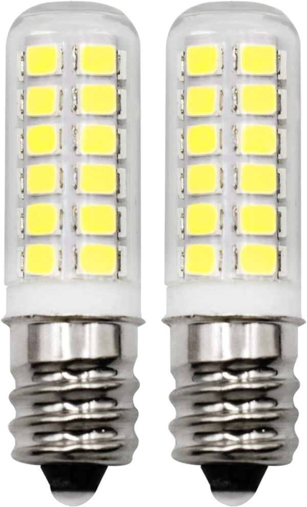 E12 LED Dryer Bulbs, Fridge Water Dispenser Light, 120V 10W 15W 20W Replacement, Pack of 2