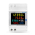 Single Phase Energy Meter Tester, Din Rail Electricity Usage Monitor, 6 in 1 Multimeter AC 40-300V 100A