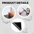 Tatuo 24 Pcs Magnetic Dry Erase Whiteboard Sheet, Flexible Stain Resistant Whiteboard Sheets for Fridge Kitchen